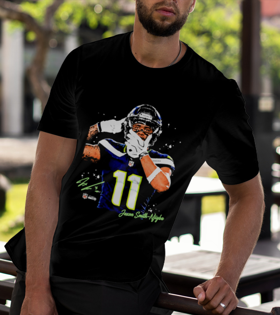 Seattle Seahawks Jaxon Smith Njigba Number 11 T-Shirt