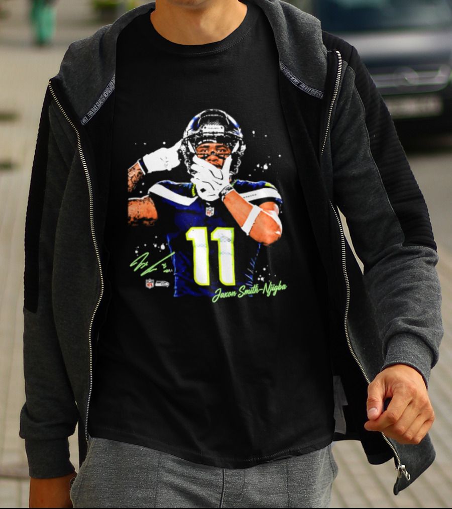 Seattle Seahawks Jaxon Smith Njigba Number 11 T-Shirt