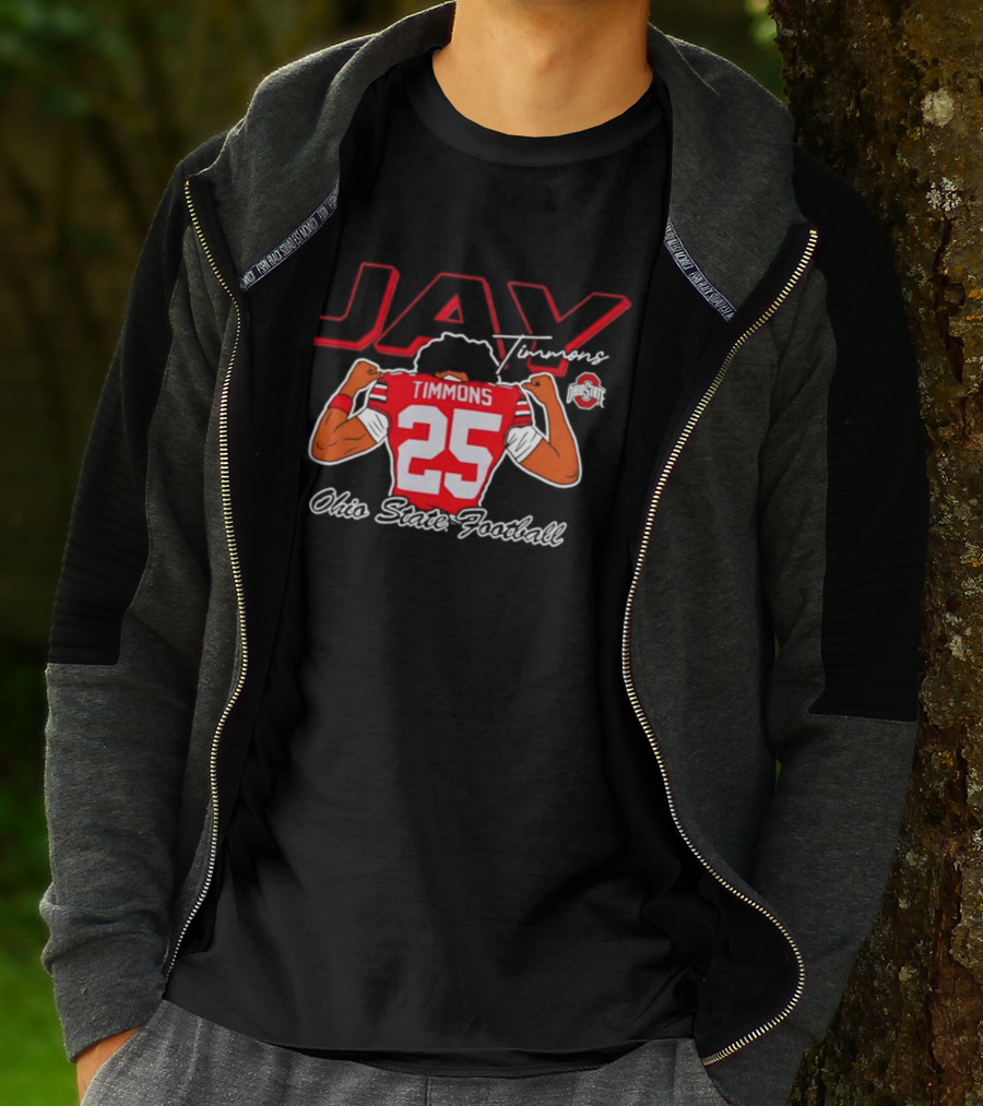 Ohio State Football Jay Timmons 25 Buckeyes T-Shirt