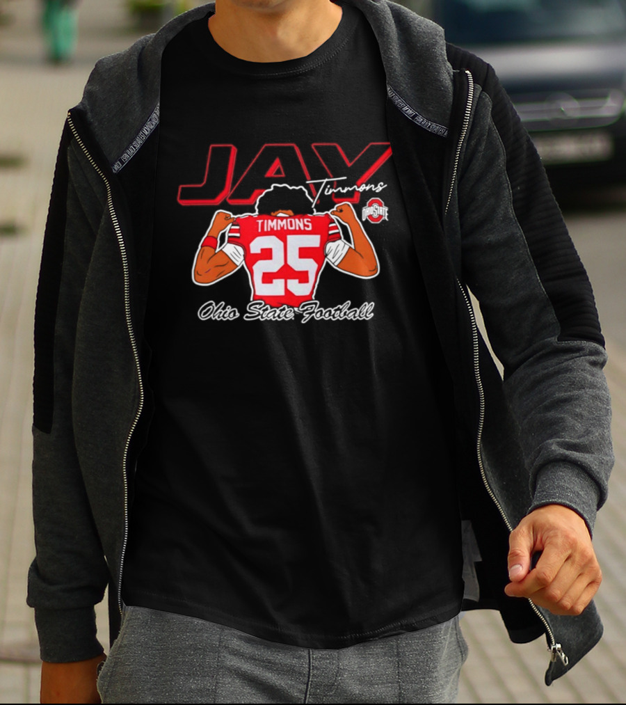 Ohio State Football Jay Timmons 25 Buckeyes T-Shirt