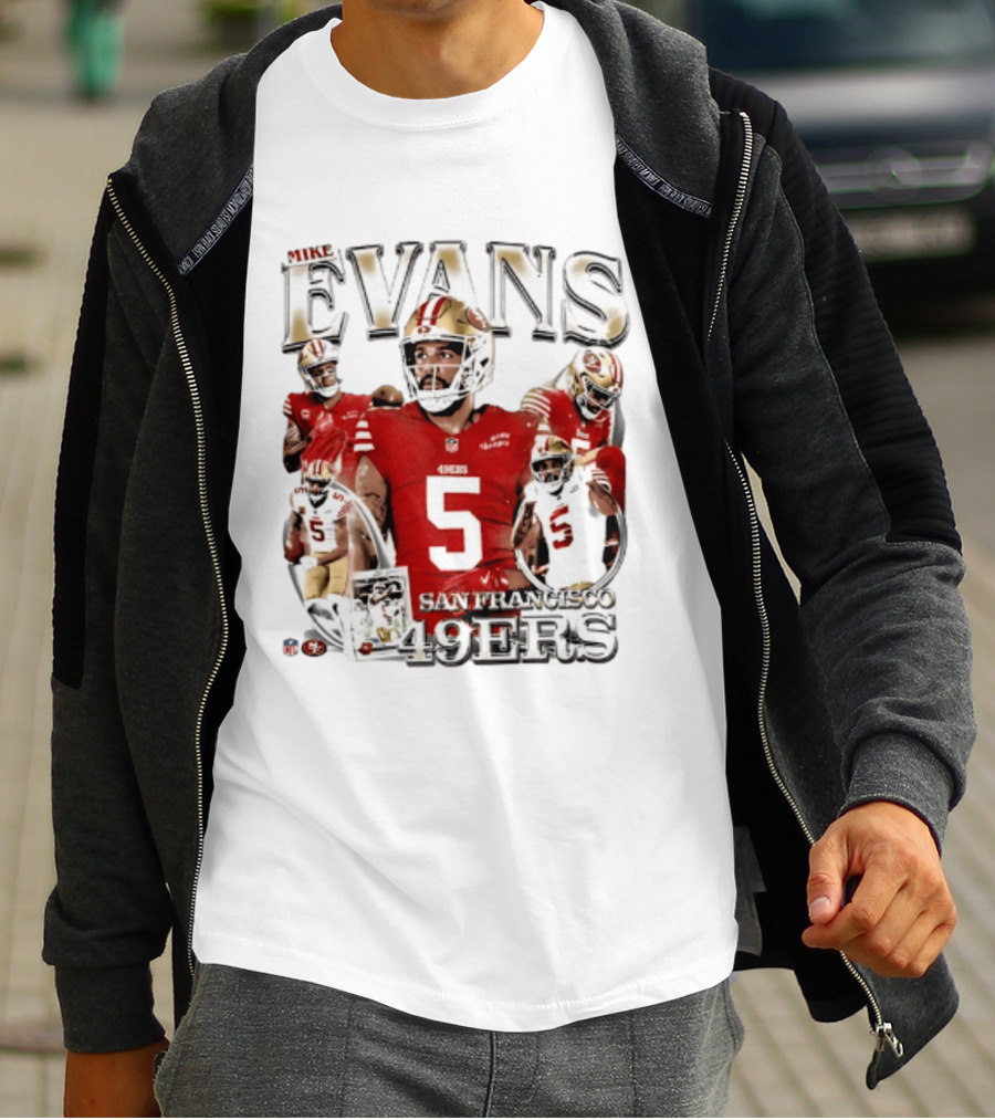 Mike Evans 49ers Player Collage San Francisco 2026 T-Shirt