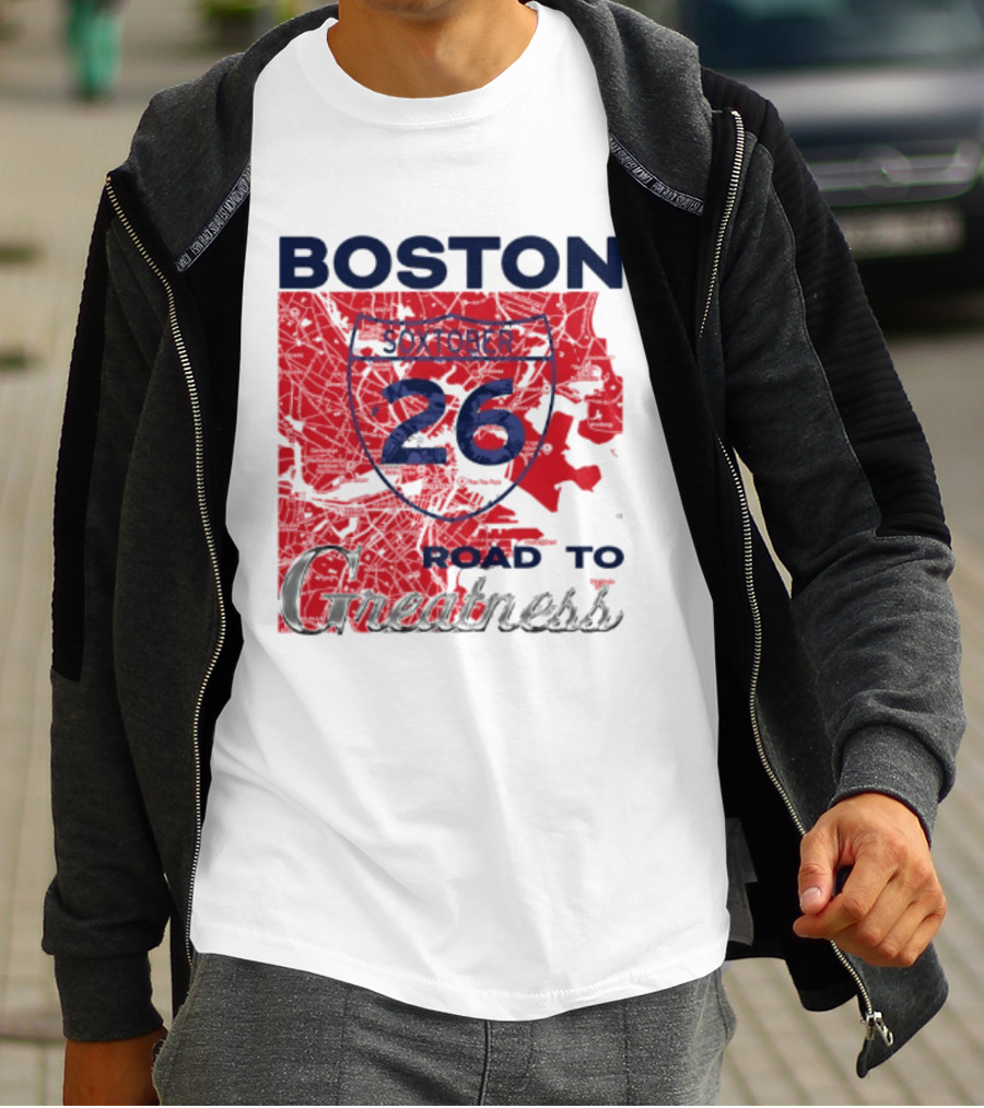 Boston Soxtober 26 Road To Greatness T-Shirt