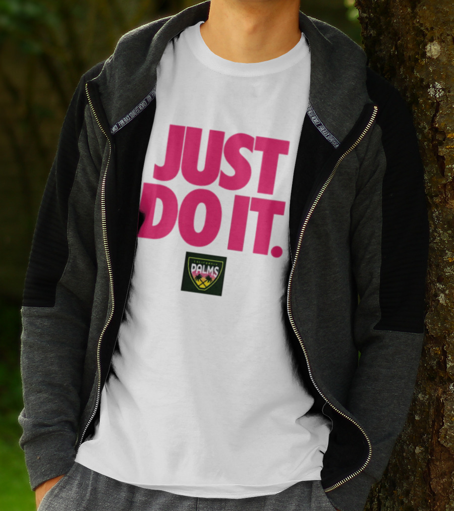 California Palms Just Do It Pink T-Shirt
