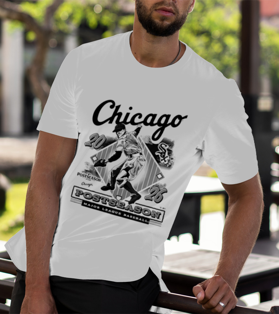Chicago White Sox 2026 Postseason Baseball Diamond T-Shirt