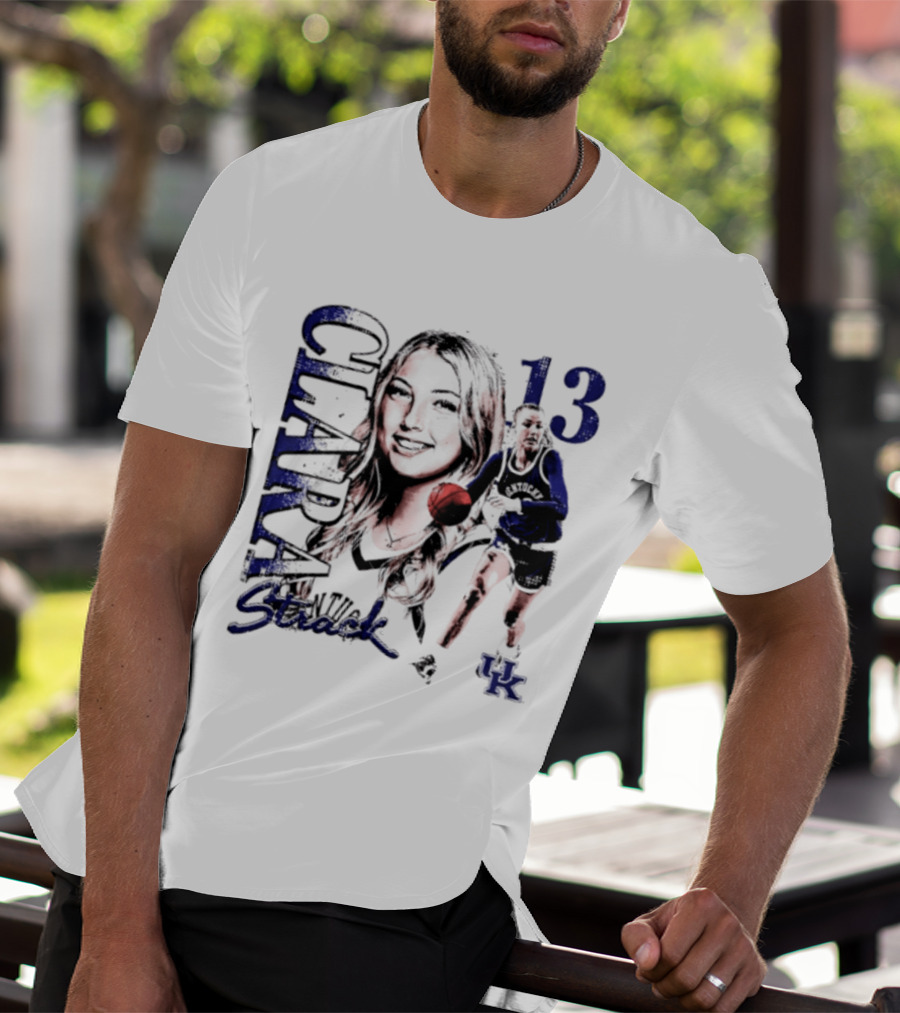 Clara Strack 13 Kentucky Wildcats NCAA Women's Basketball Player T-Shirt
