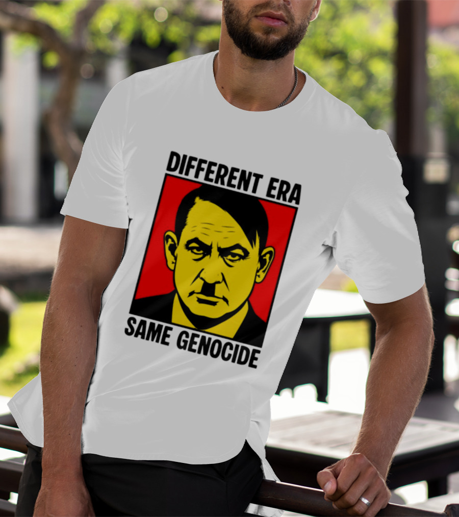 Different Era Same Genocide Protest Activism Iconic Political Commentary T-Shirt