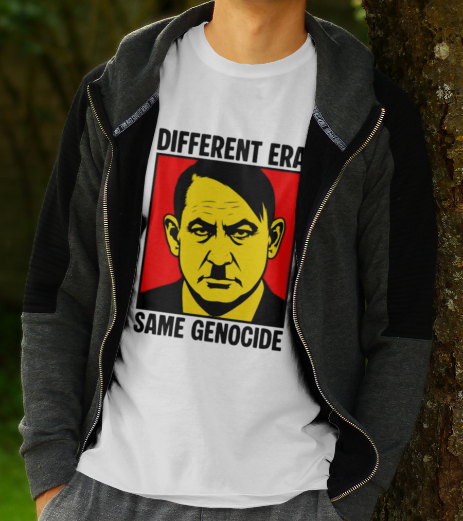 Different Era Same Genocide Protest Activism Iconic Political Commentary T-Shirt