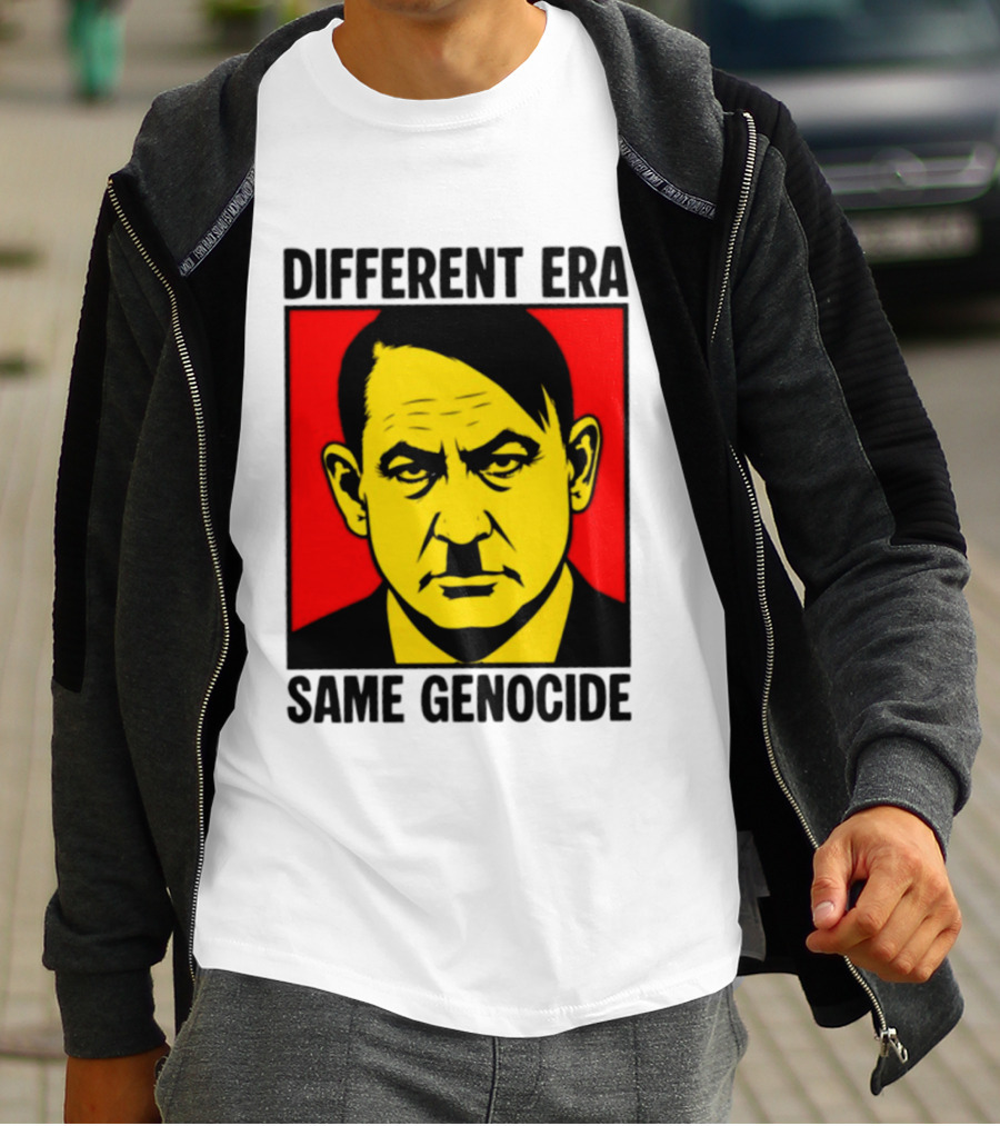 Different Era Same Genocide Protest Activism Iconic Political Commentary T-Shirt