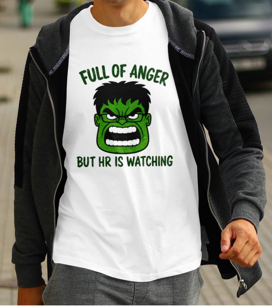 Full Of Anger HR Is Ing Hulk Swag Head T-Shirt