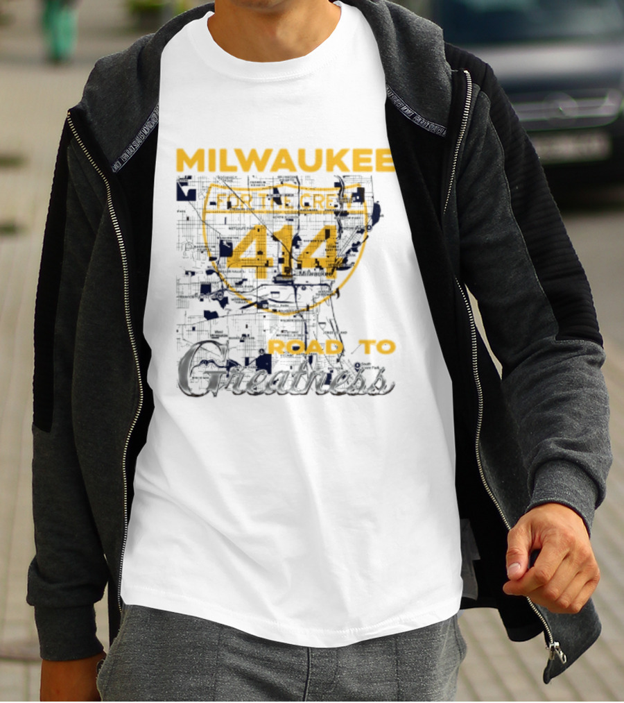 Milwaukee Brewers Brew 414 Road To Greatness T-Shirt