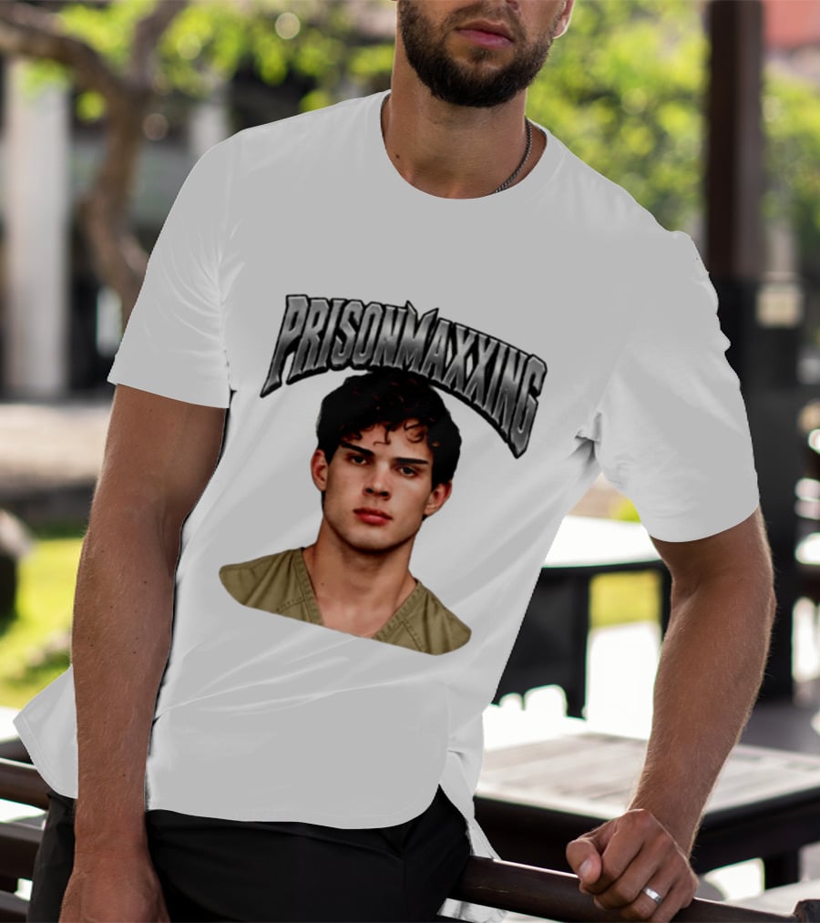 Prisonmaxxing Internet Meme Shot Concept T-Shirt