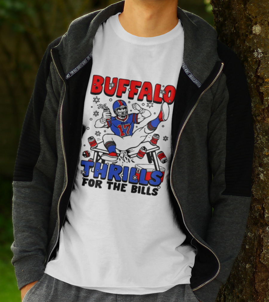 Buffalo Thrills For The Bills Football Celebration T-Shirt