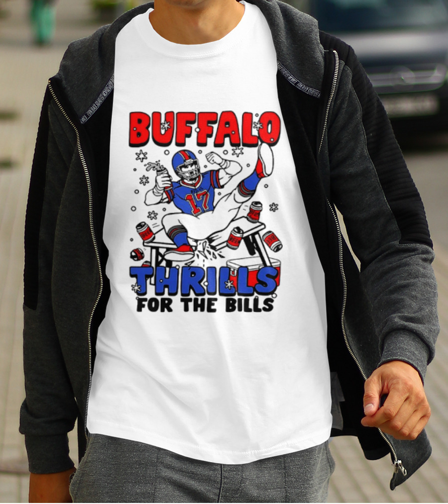 Buffalo Thrills For The Bills Football Celebration T-Shirt
