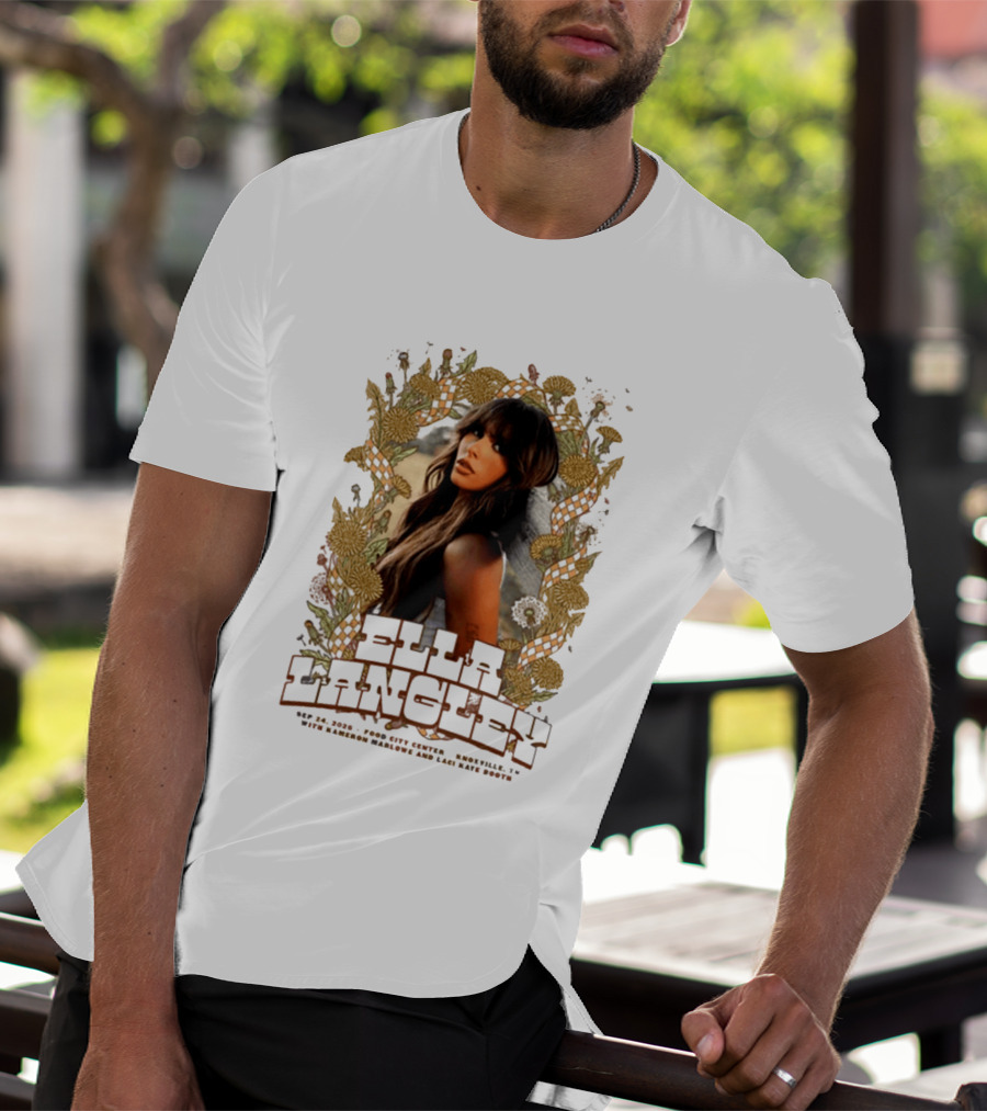 Ella Langley The Dandelion Tour 2026 Knoxville TN September 24 Event At Food City Center T-Shirt