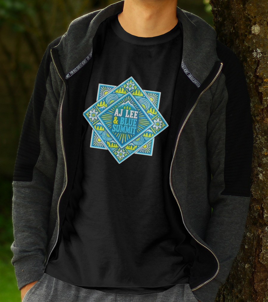 AJ Lee & Blue Summit Bluegrass Folk Americana Mandala T-Shirt