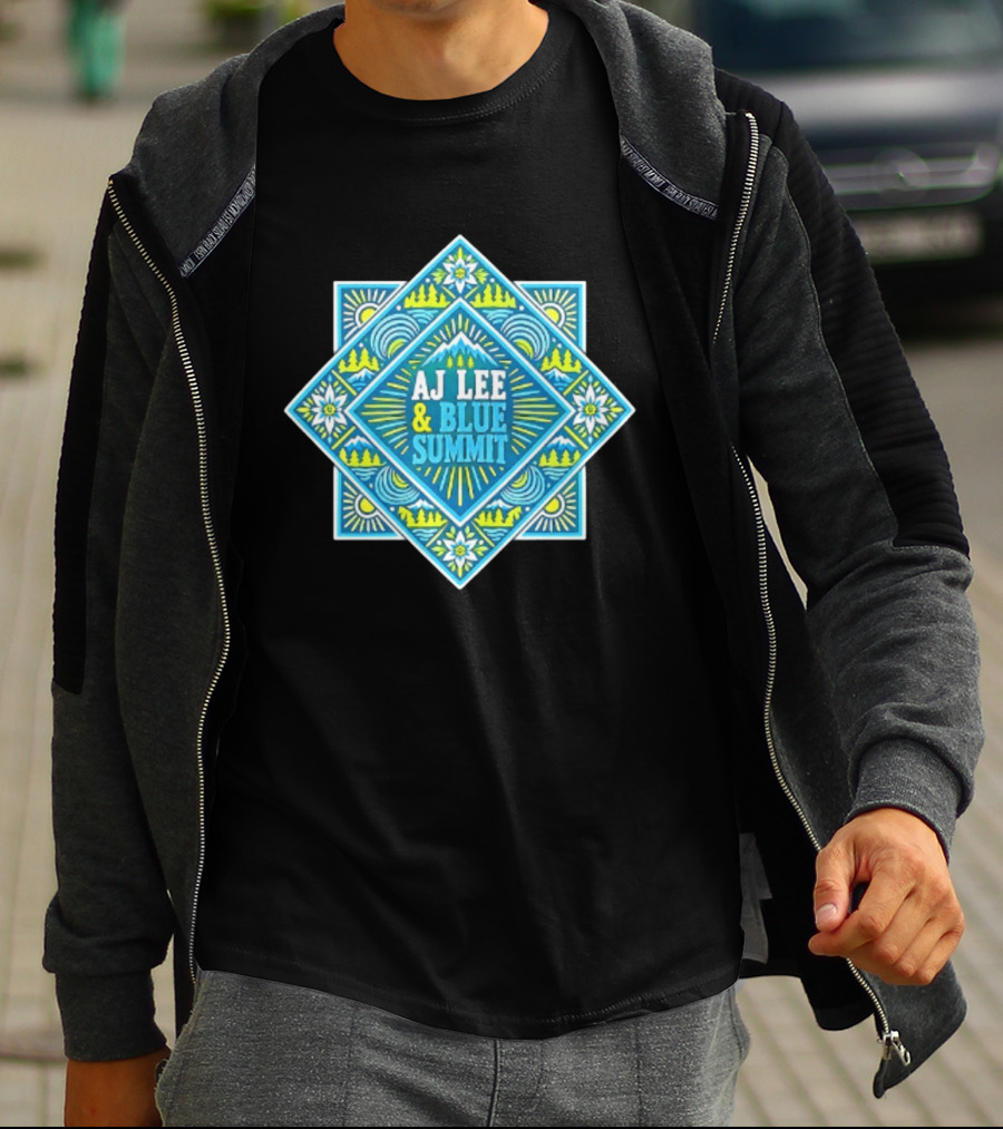 AJ Lee & Blue Summit Bluegrass Folk Americana Mandala T-Shirt