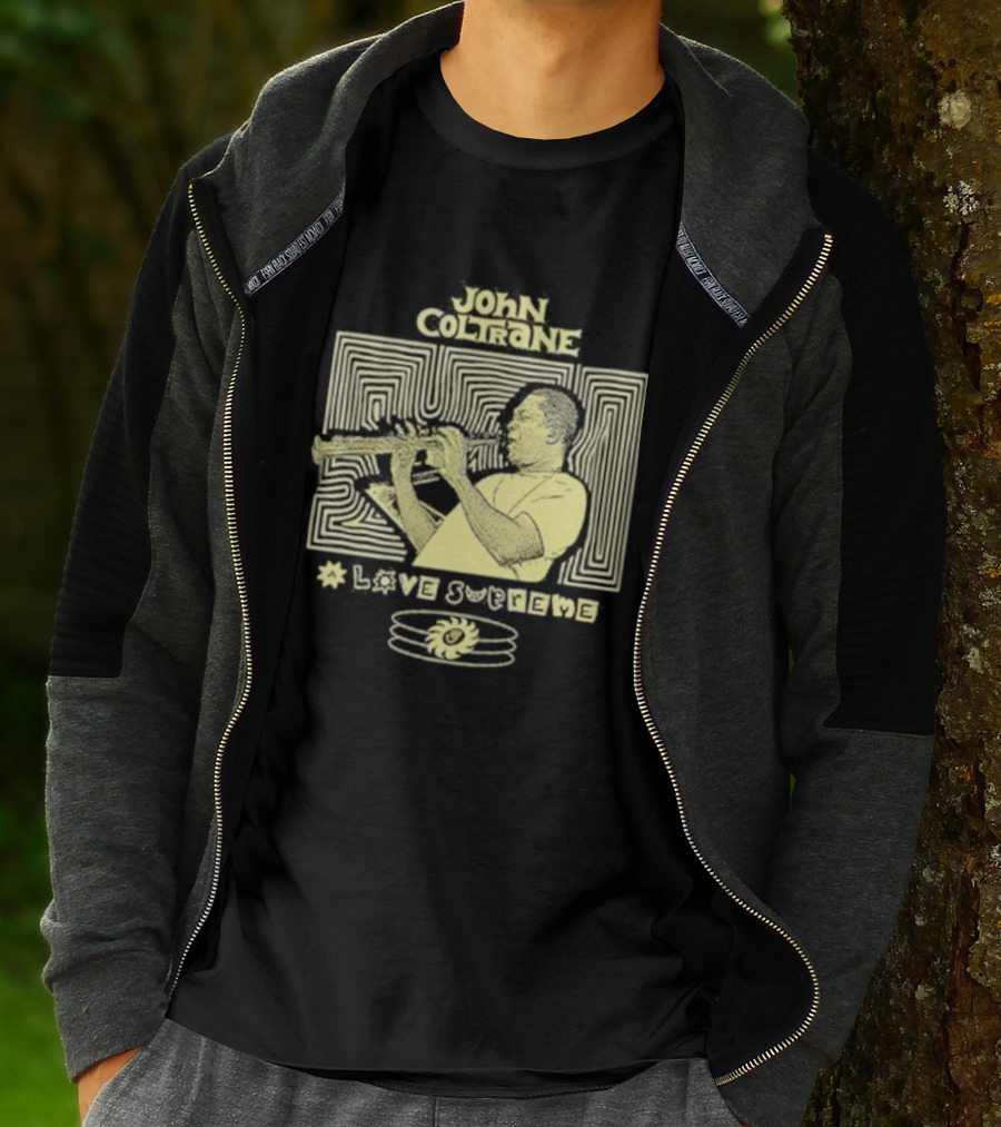 John Coltrane Live Supreme Jazz Iconic Performance T-Shirt