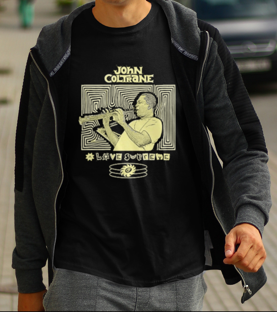 John Coltrane Live Supreme Jazz Iconic Performance T-Shirt