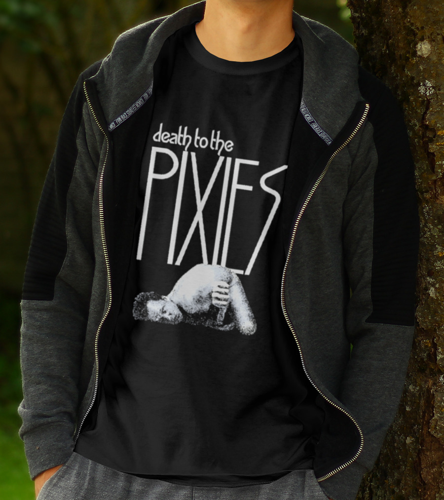 Les Claypool Wearing Death To The Pixies T-Shirt