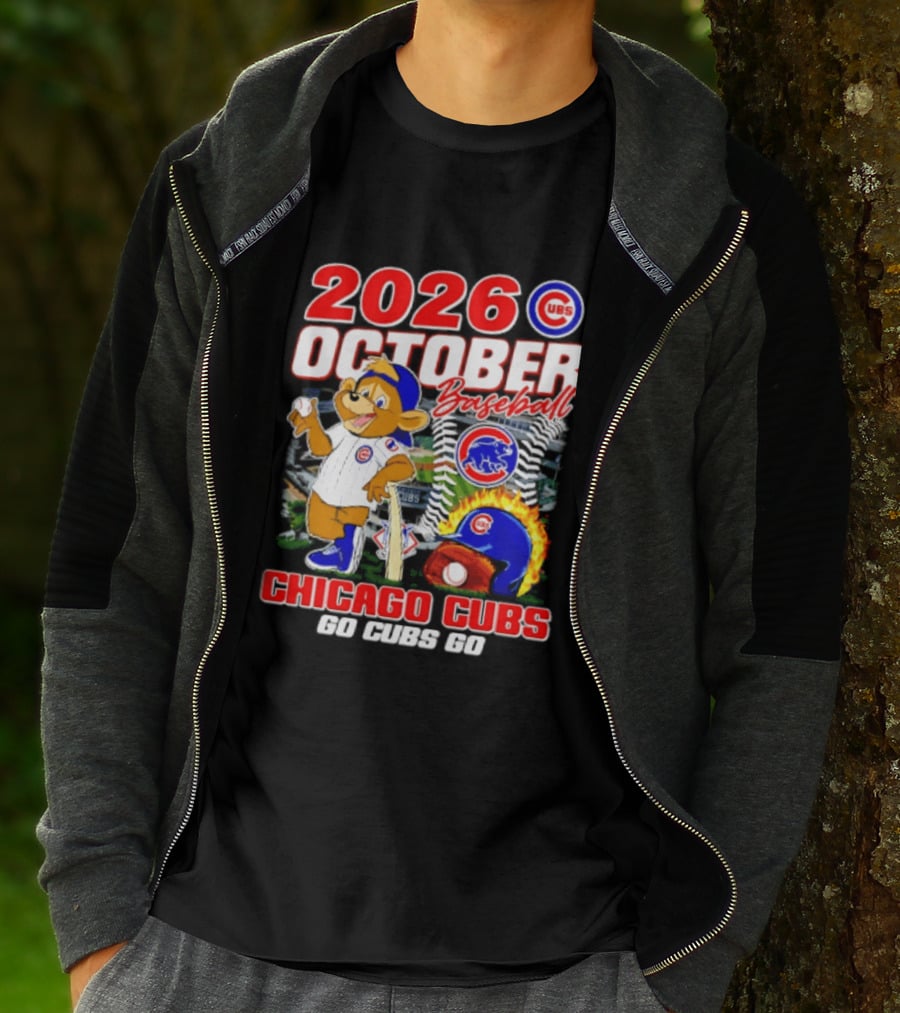 2026 October Baseball Chicago Cubs Go Cubs Go MLB Postseason T-Shirt