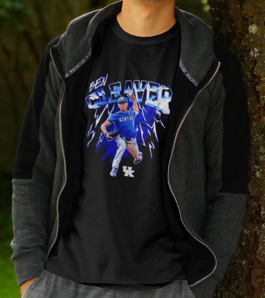 Kentucky Wildcats Ben Cleaver NCAA Baseball Player T-Shirt