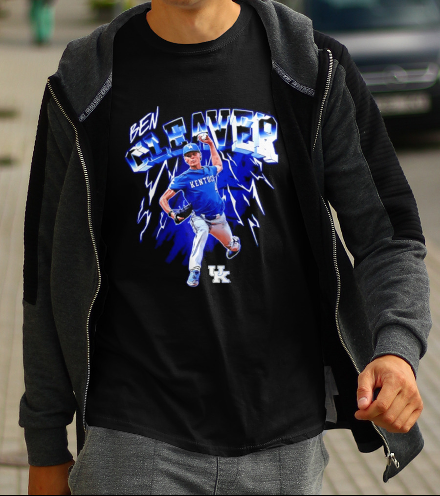 Kentucky Wildcats Ben Cleaver NCAA Baseball Player T-Shirt
