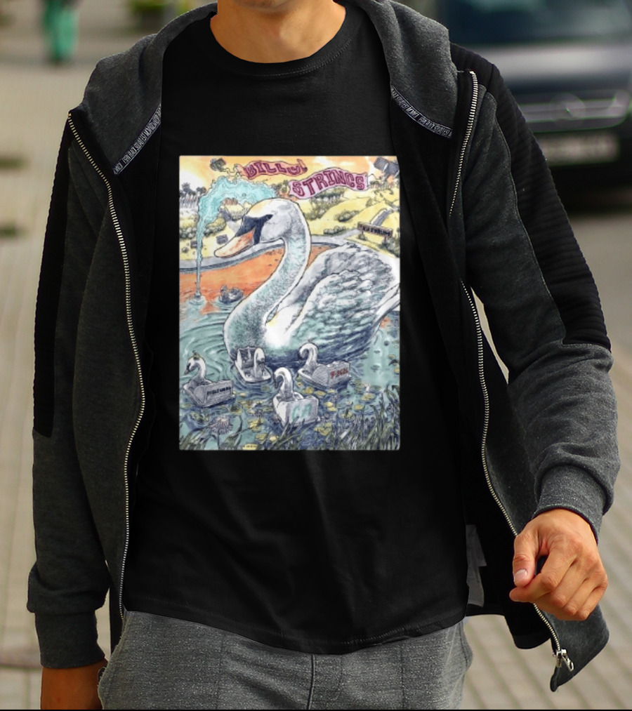 Billy Strings Live Swan Art Inglewood September 26 2026 T-Shirt