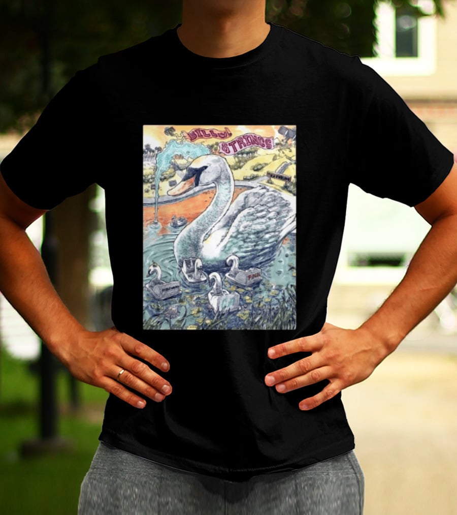 Billy Strings Live Swan Art Inglewood September 26 2026 T-Shirt