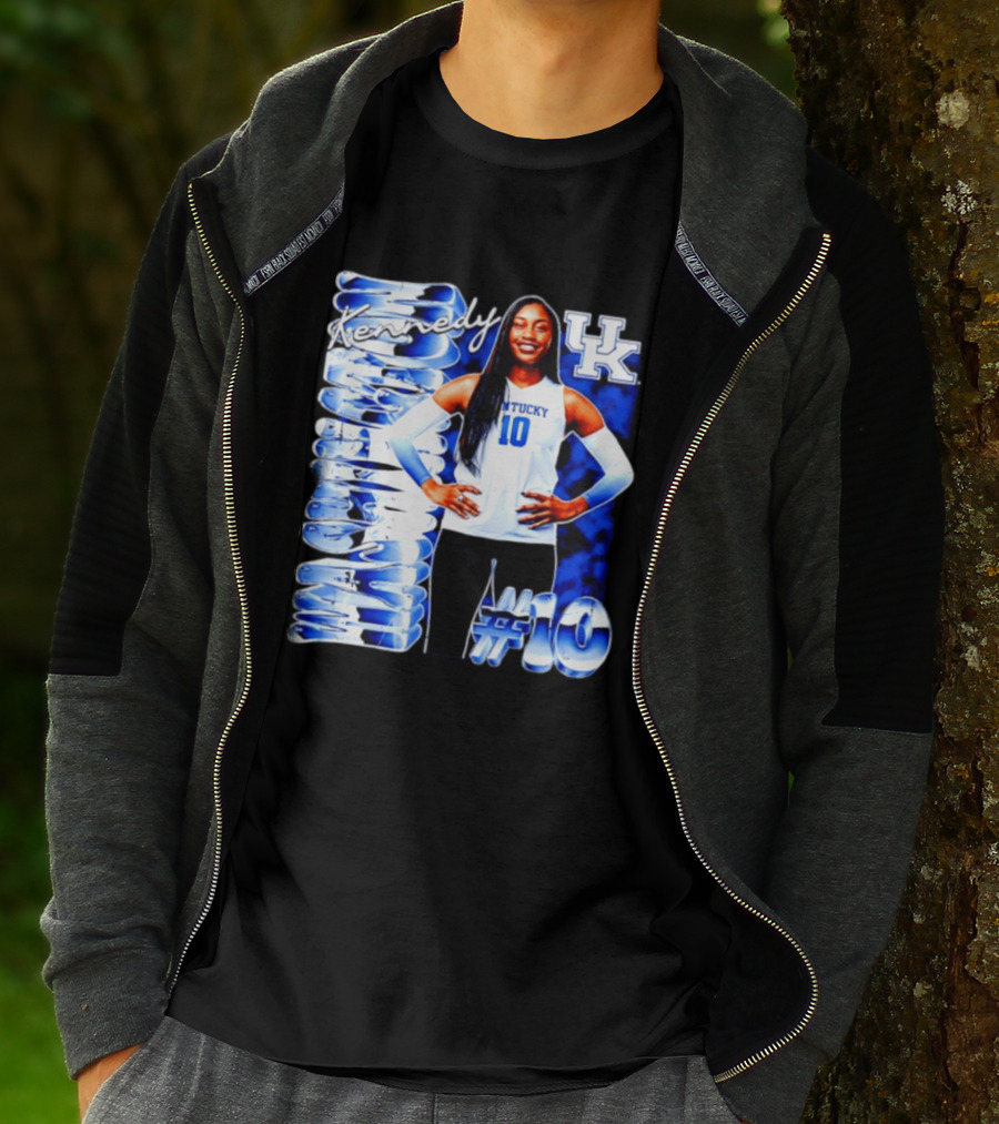 Kennedy #10 Kentucky Wildcats NCAA Volleyball T-Shirt
