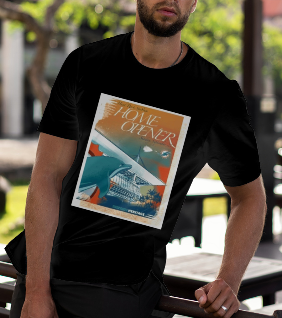Hard Rock Stadium Home Opener Miami Dolphins Vs Kansas City Chiefs Sunday September 27 2026 Heritage T-Shirt