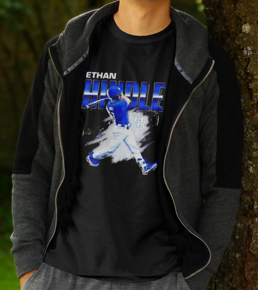 Ethan Hindle Kentucky Wildcats NCAA Baseball Player UK T-Shirt