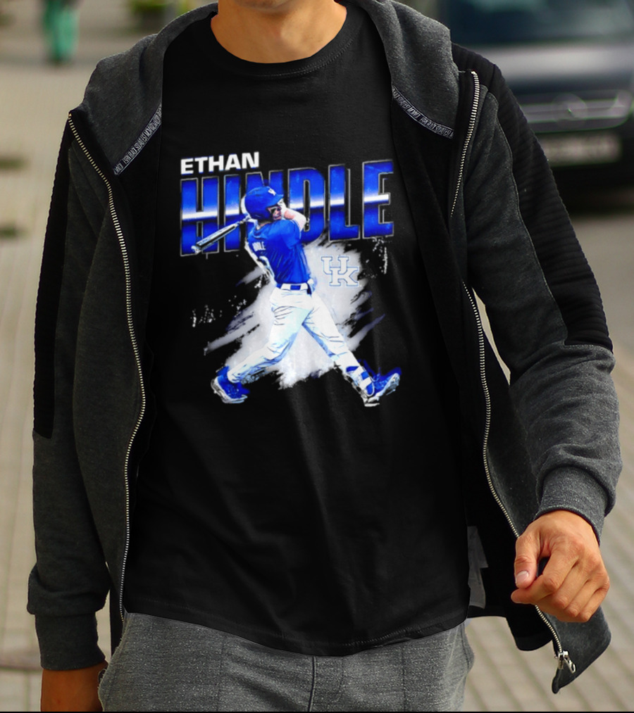 Ethan Hindle Kentucky Wildcats NCAA Baseball Player UK T-Shirt