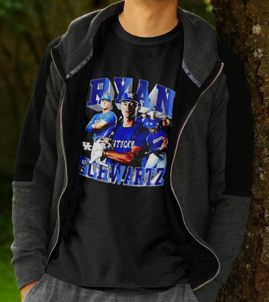 Ryan Schwartz Kentucky Wildcats NCAA Baseball Player T-Shirt