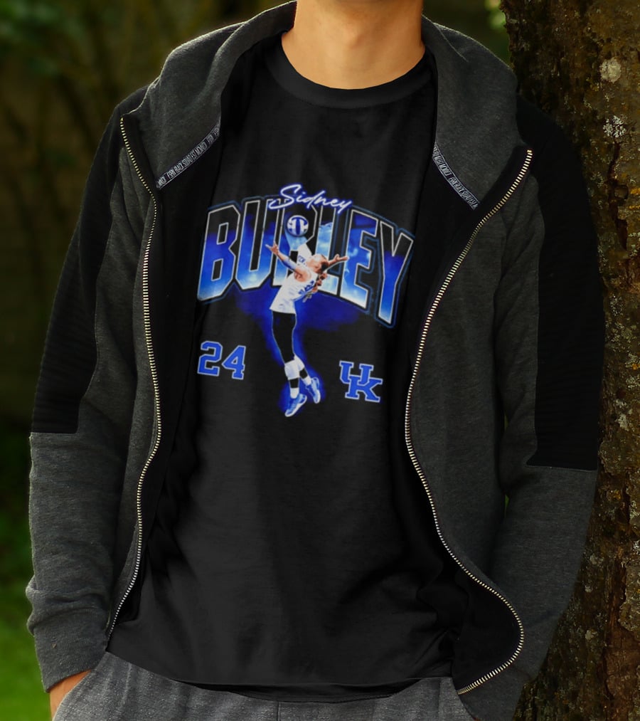 Sidney Burley 24 Kentucky Wildcats NCAA Volleyball T-Shirt