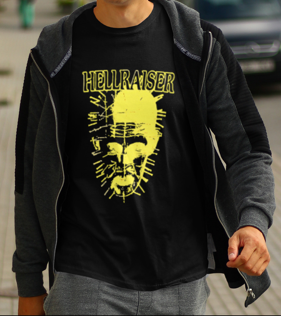 Hellraiser Pinhead Clive Barker Horror Movie Swag Head T-Shirt