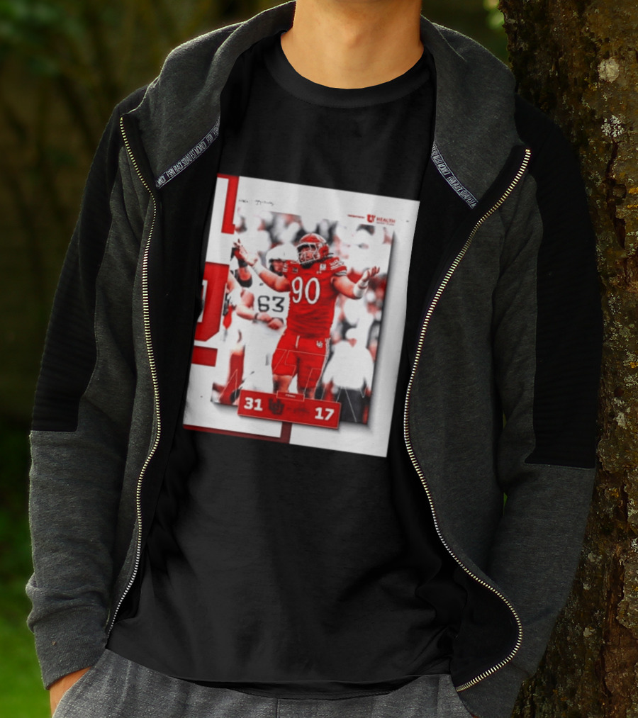 Utah Utes 31 17 Iowa State Cyclones 2026 Football Score Victory Celebration T-Shirt