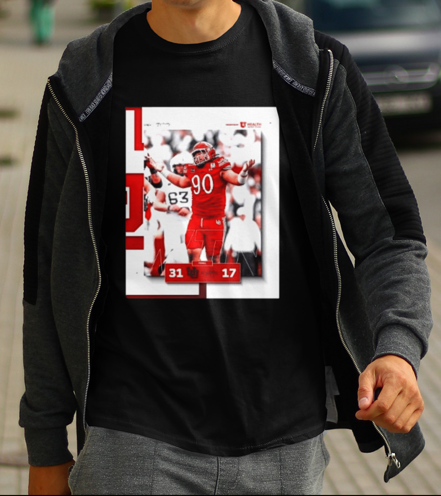 Utah Utes 31 17 Iowa State Cyclones 2026 Football Score Victory Celebration T-Shirt