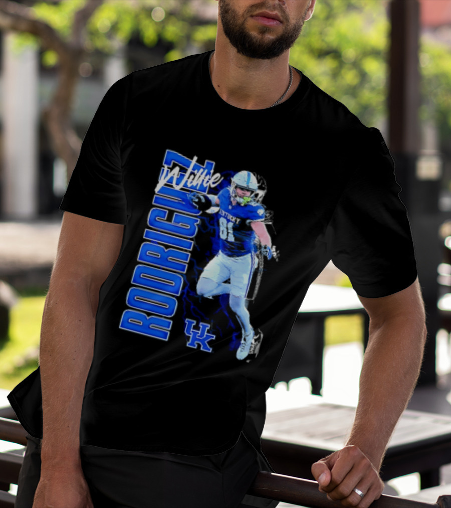 Willie Rodriguez Kentucky Wildcats NCAA Football UK T-Shirt