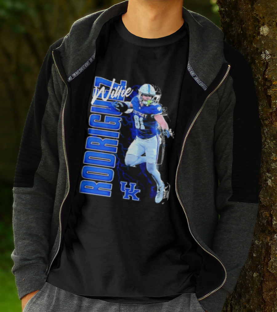 Willie Rodriguez Kentucky Wildcats NCAA Football UK T-Shirt