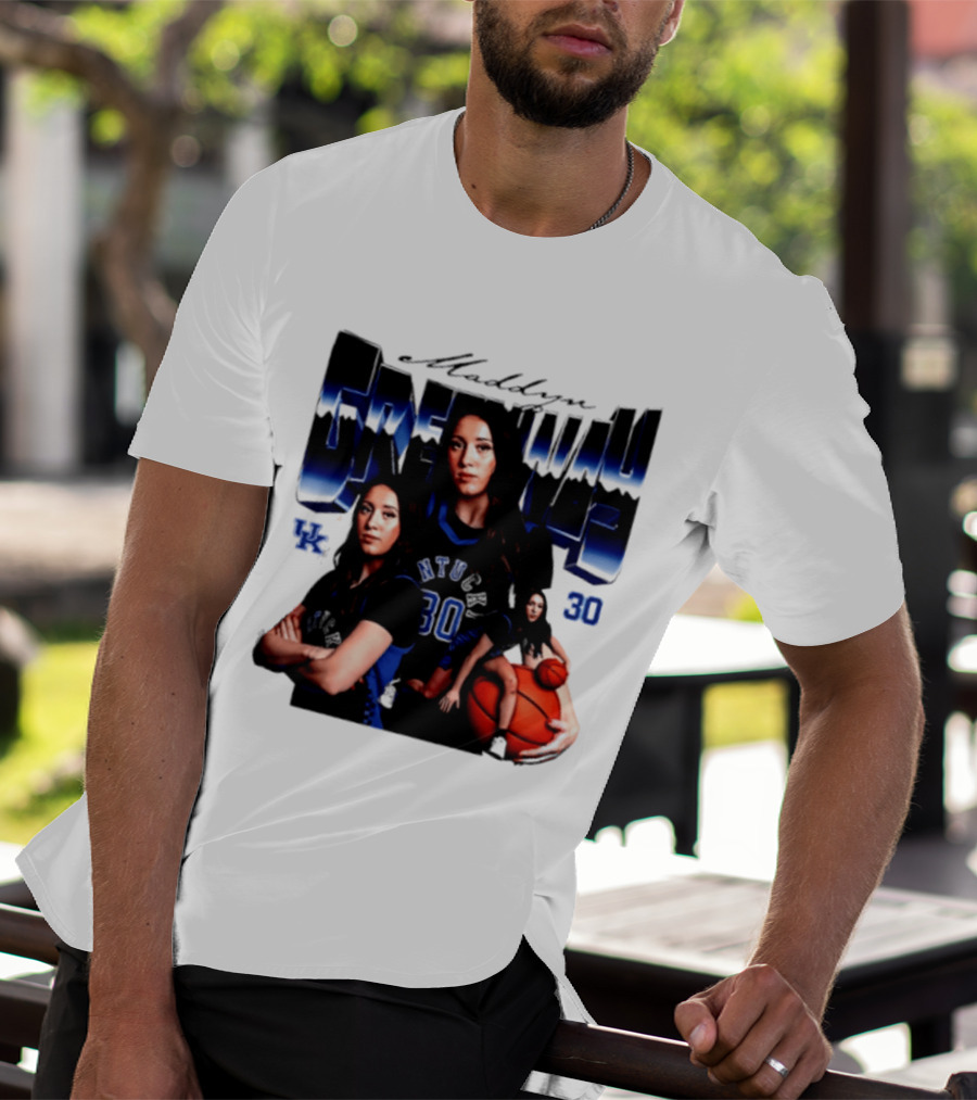 Maddyn Greenway 30 Kentucky Wildcats UK NTU Women's Basketball T-Shirt
