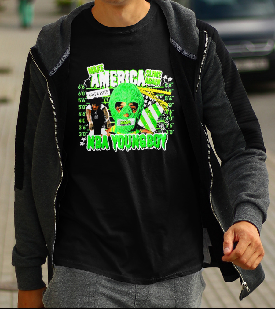 Make America Slime Again NBA Young Boy Tour T-Shirt