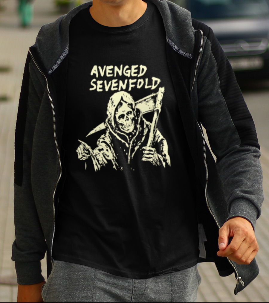 Avenged Sevenfold Grim Reaper Scythe A7X T-Shirt