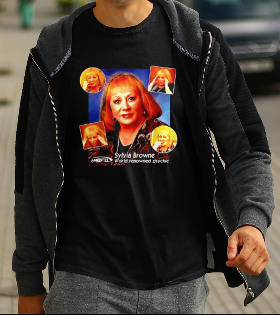 Sylvia Browne Montel World Renowned Psychic Medium Iconic Portraits T-Shirt