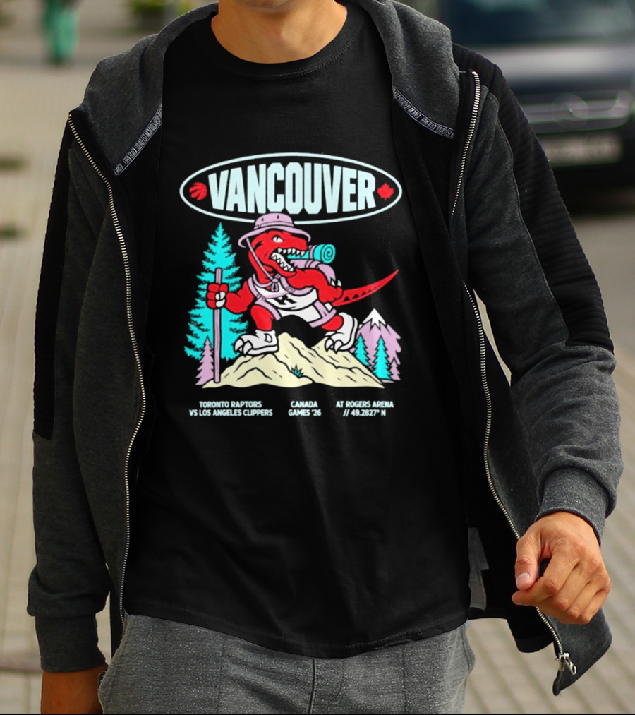 Vancouver Toronto Raptors Vs Los Angeles Clippers Canada Games August 22 3:30 PM T-Shirt