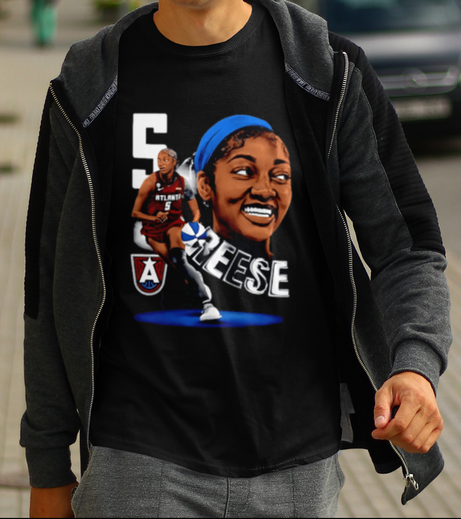 Angel Reese 5 Atlanta Dream WNBA Basketball Player Number 5 T-Shirt