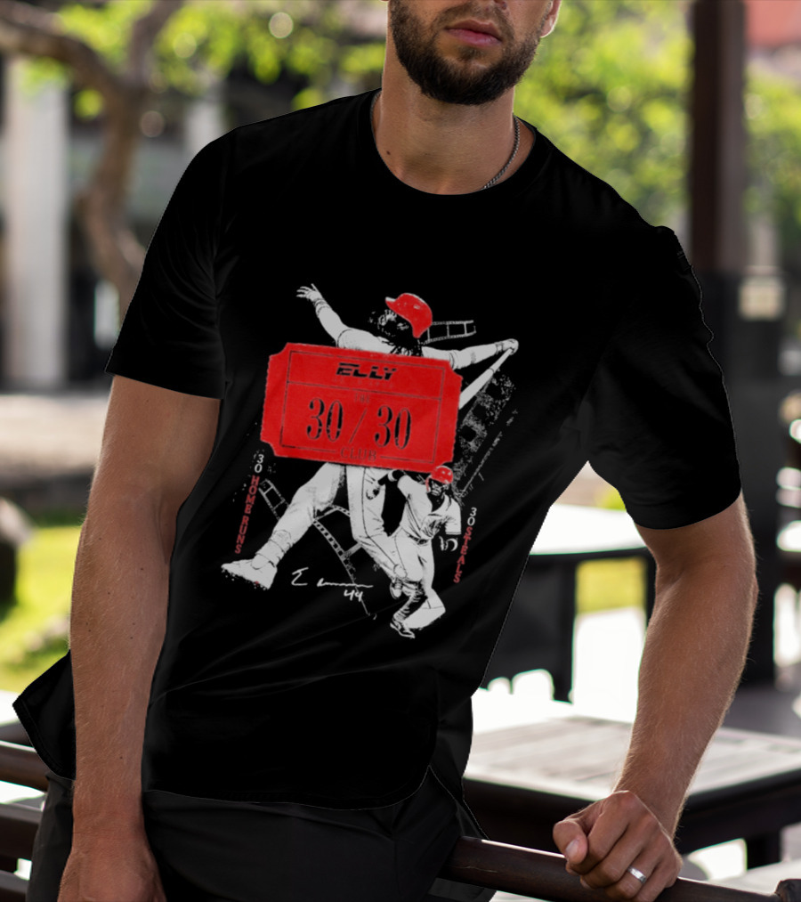 Elly The 30 30 Club 30 Home Runs 30 Steals T-Shirt