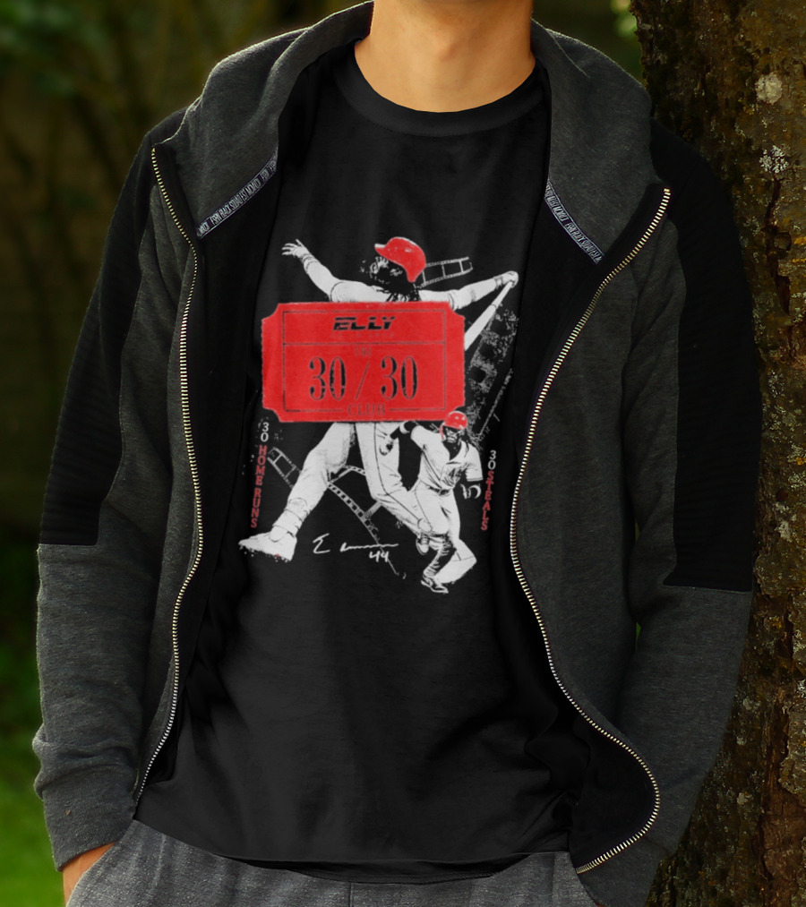 Elly The 30 30 Club 30 Home Runs 30 Steals T-Shirt