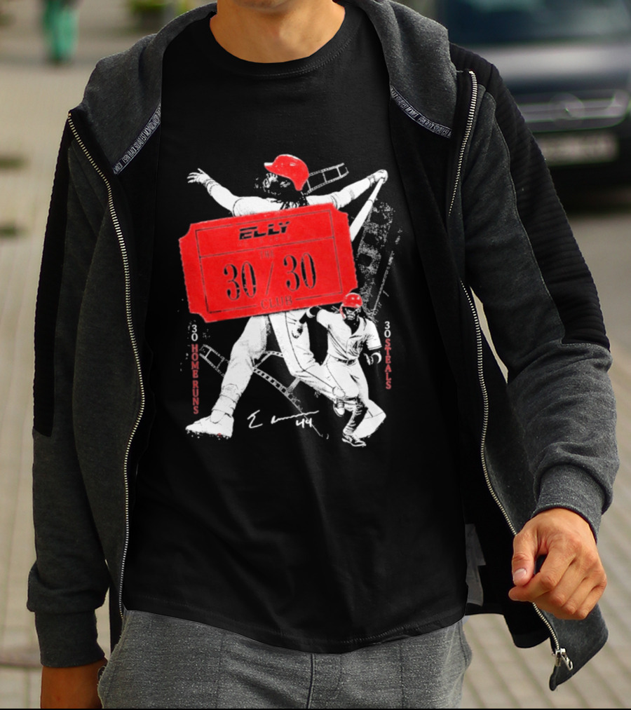 Elly The 30 30 Club 30 Home Runs 30 Steals T-Shirt