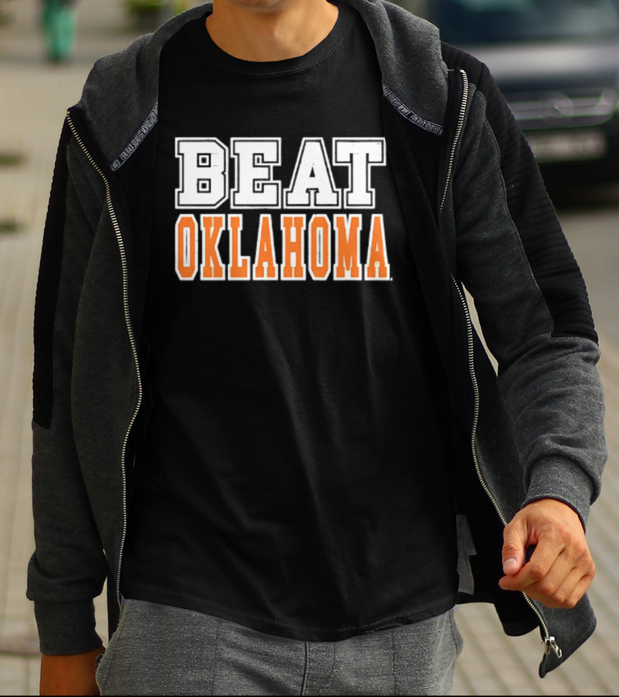 Beat Oklahoma Texas Longhorns NCAA Football Rivalry T-Shirt