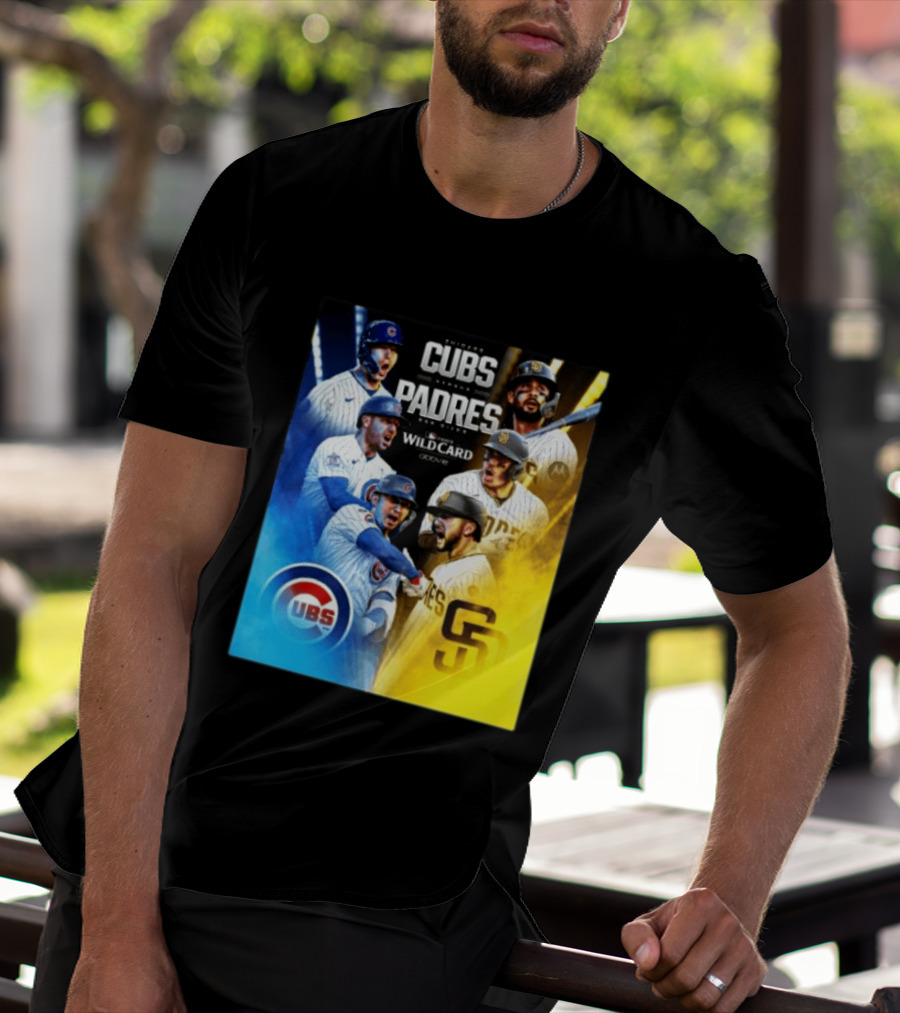 Chicago Cubs Vs San Diego Padres 2026 MLB NL Wild Card Showdown Baseball Fan Gear T-Shirt